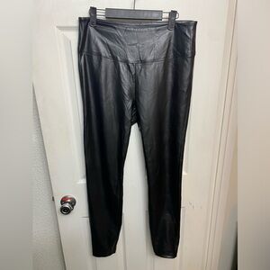 White House Black Market Faux Leather Stretch Legging
